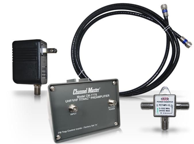 Channel Master CM-7778 Titan2 UHF/VHF Pre-Amp — Techvision Electronics
