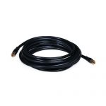 25 Feet High End Low Loss RG6 Coaxial Cable - Black