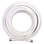 25 Feet High End Low Loss RG6 Coaxial Cable - White