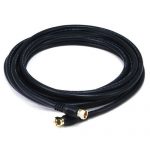 20 Feet Medium Duty RG6 Coaxial Cable - Black