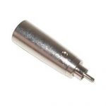RCA Plug to 3 Pin XLR Male