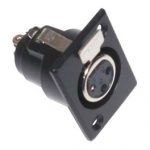 Chassis Mount 3 Pin XLR Female Connector