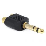 6.35mm Stereo Plug to 2 x 6.35mm Stereo Jack