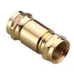 Double Male F Connector