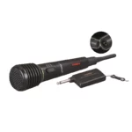 Professional Wired/Wireless Microphone, Includes Mic & Wireless Adapter Receiver