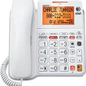 AT&T CL4940 Corded Speaker Phone with Digital Answering System and Backlit Display