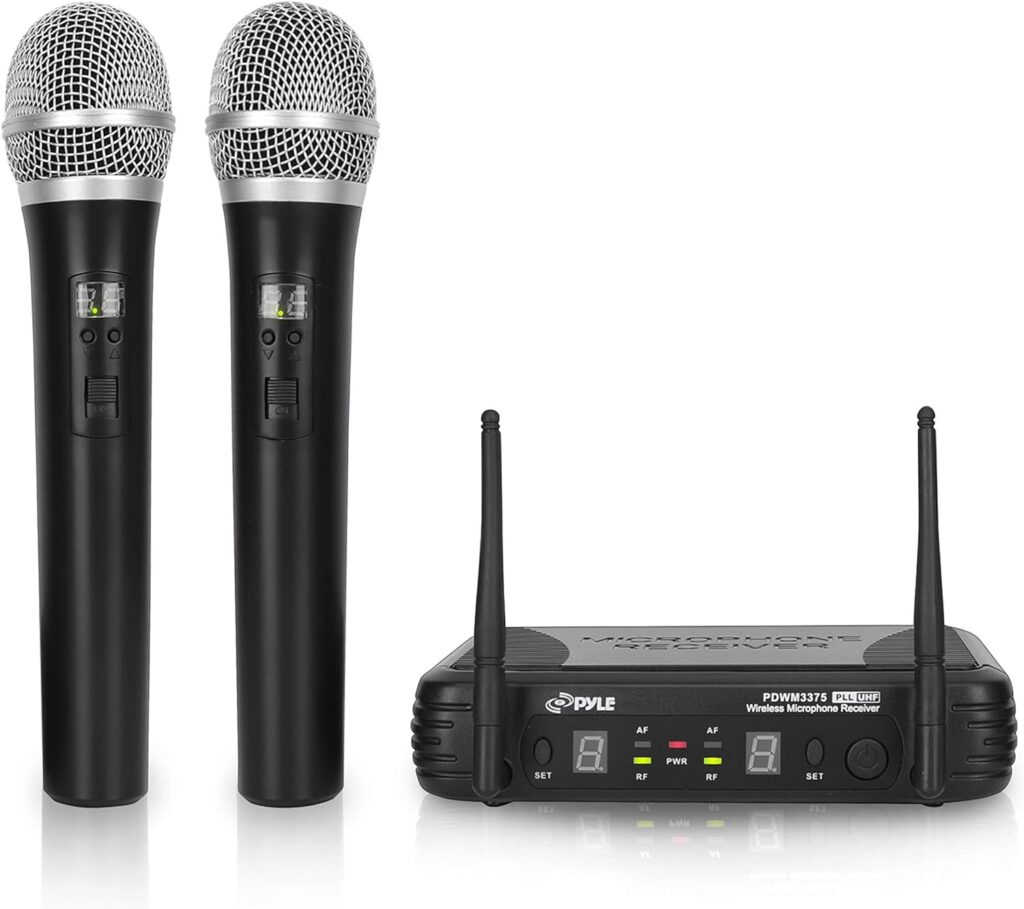 Premier Series Professional 2Channel UHF Wireless Handheld Microphone