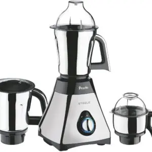 Preethi Steele Mixer Grinder with Turbo Vent and Improved Couplers – 110-Volts for USA & Canada