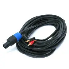 10 Feet Speakon Male Plug to Banana Plugs Speaker Cable