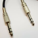 6 FT 1/4 INCH (6.35MM) MALE TO MALE JACK STEREO PLUGS AUDIO PATCH CABLE