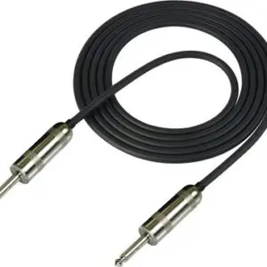 10 FT 1/4 INCH (6.35MM) MALE TO MALE JACK MONO JAMBO PLUGS AUDIO CABLE