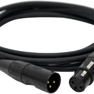 12 FT XLR Male to XLR Female Microphone Cable Microphone Extension Cord for Amplifiers, Microphones, Mixer, Preamp, Speaker System or Other Professional Recording