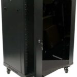 Wall Mount Cabinet 15U x 24″ Depth, 15U 600MM With Wheels