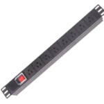 Protech 15 Amp 8 Port PDU Power Strip Rack Mountable