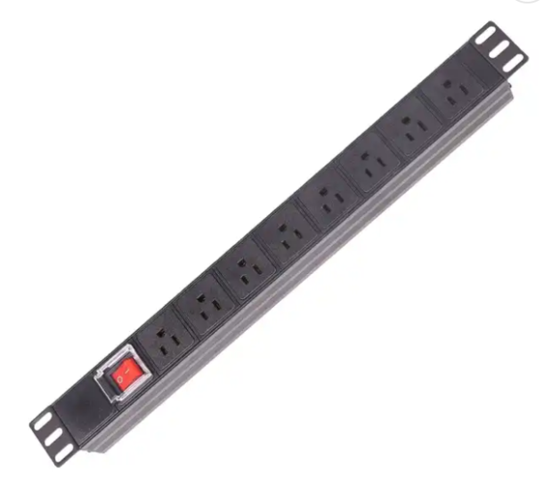 Protech 15 Amp 8 Port PDU Power Strip Rack Mountable — Tech Vision ...