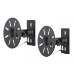Speaker Wall and Ceiling Mount Black Pair