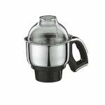 Preethi 0.4-Liter Grind N' Store Steele Chutney Jar, Steele Supreme