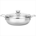 Butterfly Stainless Steel Tri-Ply 14 Inch with LID - HARD FLAT BASE