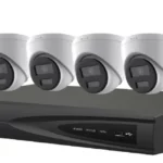 Hikvision EKI-K41T44C 4-Channel 8MP NVR with 1TB HDD & 4 ColorVu 4MP Night Vision Turret Cameras Kit