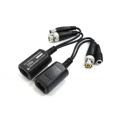 BNC Balun - 1-CH Passive Video & Power Balun, 1-Set