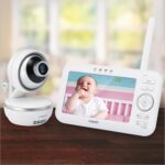 VTech VTech VM5261 Digital Audio/Video Baby Monitor with Pan & Tilt, White, White (Refurbished)