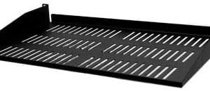 Heavy Duty 19 inch Front Mount Vented Shelf (7.5 inch Depth) 1U