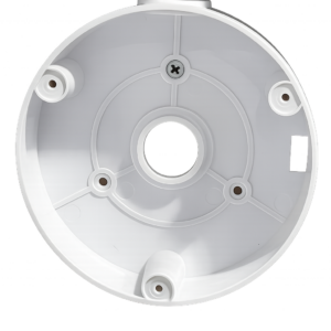 White Junction Box/Mounting Base For Hikvision Turret Camera Plastic