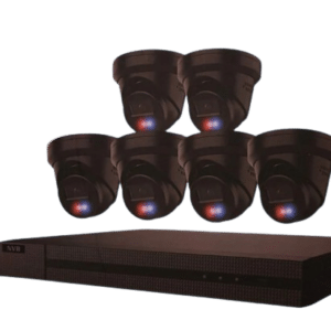 AI Guarding Vision 8ch IP Security Camera Kit IP-KIT8662-BR-BLACK