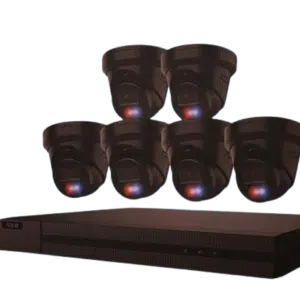 AI Guarding Vision 8ch IP Security Camera Kit IP-KIT8662-BR-BLACK