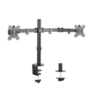 Protech DM-330 13”-32” Dual-Monitor Steel Articulating Monitor Mount