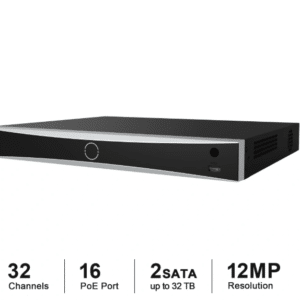 32CH 12MP PoE NVR 16 POE Acusense Network Video Recorder With 16 + 16 Poe Switch