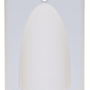 Flush to Outer Surface Bulk Wire Wall Plate (Single Gang, White)