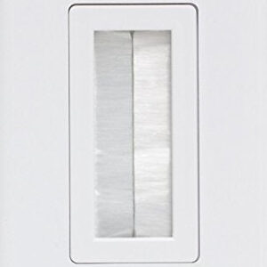 General Electric 21059 GE Ultra Pro Brush-style Decora Wall plate - White