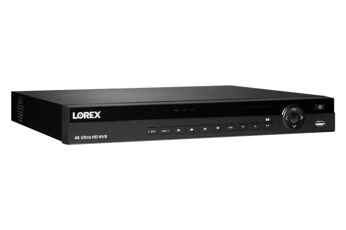 Lorex N884A36B-W 4K Elite Series 32-Channel NVR with 6TB HDD & 16-Port PoE Switch