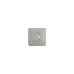 Adhesive Cable Tie Mount with 3M Tape 0.75″ × 0.75″ Clear – Pack of 100