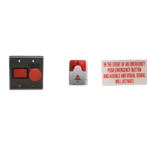 Emergency Call Kit with Push Button, Annunciator, Strobe & Siren | KIT-EB-WEC550-K