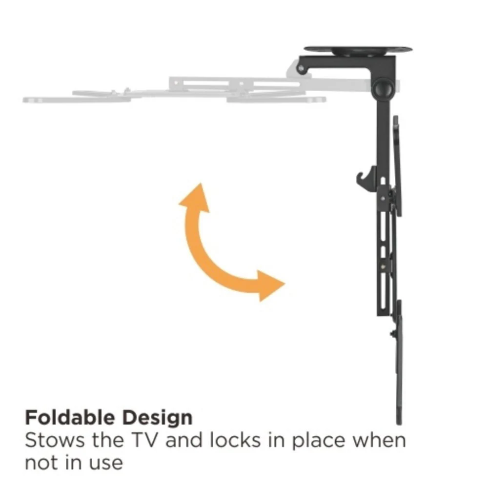 Folding Swivel & Tilt Ceiling Mount Bracket for Flat LCD/LEDs - Fits Sizes 23-55 inches - Maximum VESA 400x400 - Image 2