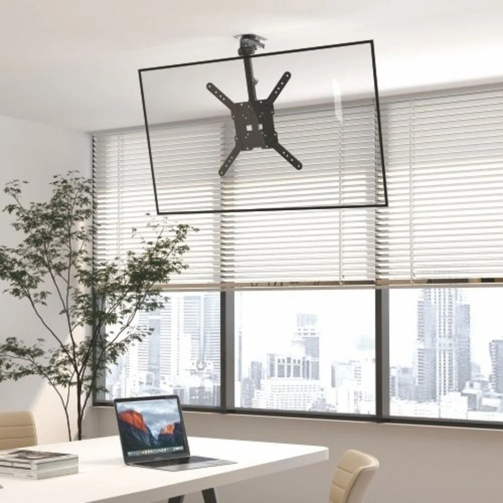 Folding Swivel & Tilt Ceiling Mount Bracket for Flat LCD/LEDs - Fits Sizes 23-55 inches - Maximum VESA 400x400 - Image 6