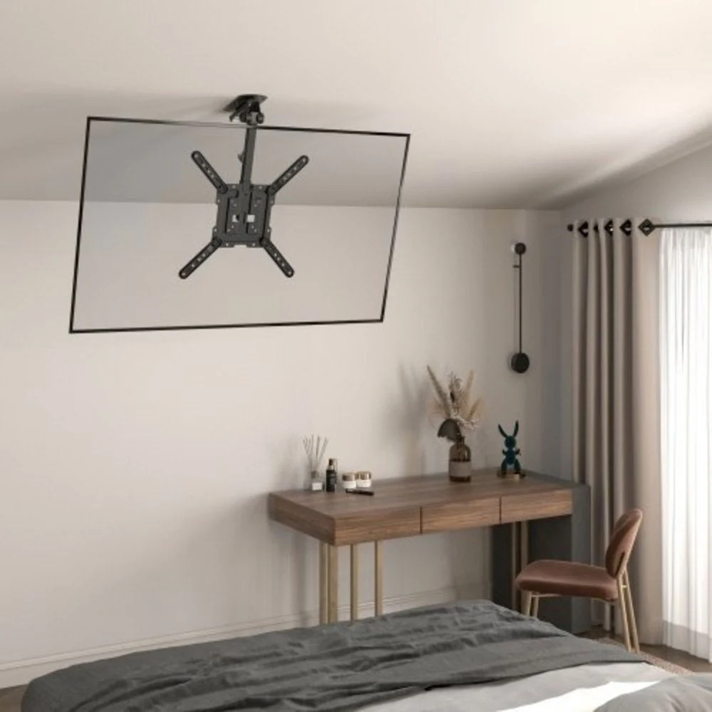 Folding Swivel & Tilt Ceiling Mount Bracket for Flat LCD/LEDs - Fits Sizes 23-55 inches - Maximum VESA 400x400 - Image 7